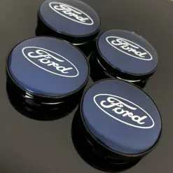 4x für FORD 60/55mm NEW BLUE Radkappe BLAU Raddeckel Felgenabdeckung Kappen Nabenabdeckung für Alufelgen H95SX – Bild 4