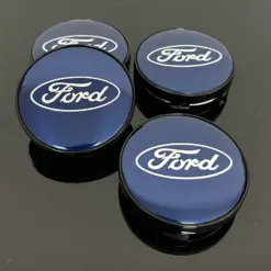 4x für FORD 60/55mm NEW BLUE Radkappe BLAU Raddeckel Felgenabdeckung Kappen Nabenabdeckung für Alufelgen H95SX – Bild 5