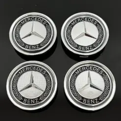 4x für Mercedes EDITION 65mm Radkappe Raddeckel Felgenabdeckung Kappen Nabenabdeckung für Alufelgen