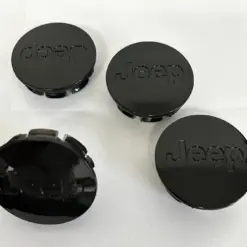 4x48mm innen JEEP SCHWARZ glänzend Felgendeckel Nabenkappen Rad Felgenkappen Nabendeckel Kappe – Bild 3