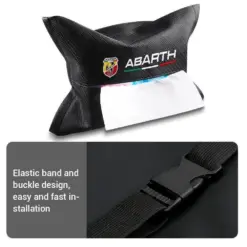 ABARTH Papiertücher Feuchtetücherbox Carbonoptik Taschentuch Container Papier Serviette – Bild 4