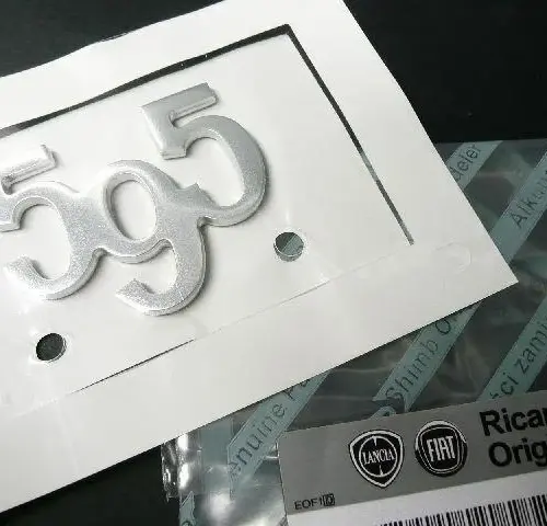 Abarth Tributo 595 ORIGINAL Emblem NEU Logo Schritzug Aufkleber SELTEN
