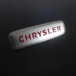 Alternative view of CHRYSLER Teppich Emblem 6,5cm Chrom Metall Logo Schild Emblem