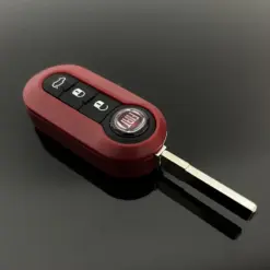 FIAT 500 Funkschlüssel LOGO Autoschlüssel ROT Fahrzeugschlüssel Schlüssel Fernbedienung – Bild 4