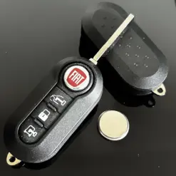 FIAT Transporter Ducato Funkschlüssel LOGO Batterie Autoschlüssel Fahrzeugschlüssel Schlüssel Fernbedienung – Bild 5
