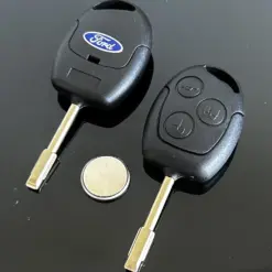 FORD Schlüsselgehäuse + Logo + ELEKTERONIK Emblem Schlüssel 3 Tasten Focus Fiesta Fusion C-Max Mondeo Galaxy KA S-Max Transit – Bild 5