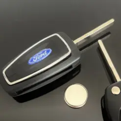 FORD Schlüsselgehäuse ORIGINAL + Ford Logo Emblem Schlüssel Rohling Focus Fusion Mondeo Kuka uva...