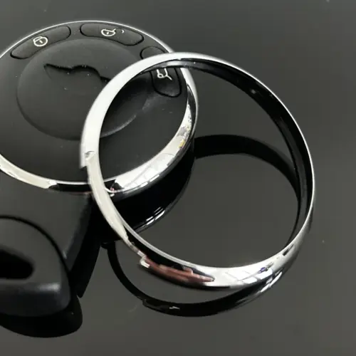 für MINI original für Schlüsselgehäuse 1x CHROMRING Rahmen Abdeckung Ring Gehäuserahmen Autoschlüssel