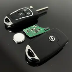 für OPEL 3 Tasten Schlüsselgehäuse mit Elektronik + Batterie Vectra Zafira Signum Corsa Merida Mokka Adam Astra Combo – Bild 3