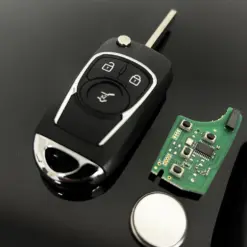 für OPEL 3 Tasten Schlüsselgehäuse mit Elektronik + Batterie Vectra Zafira Signum Corsa Merida Mokka Adam Astra Combo – Bild 4