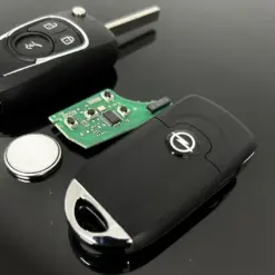 für OPEL 3 Tasten Schlüsselgehäuse mit Elektronik + Batterie Vectra Zafira Signum Corsa Merida Mokka Adam Astra Combo – Bild 5