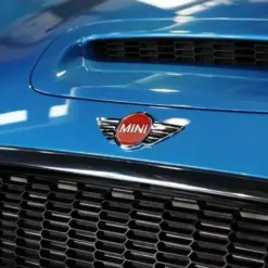 MINI Cooper Emblem 115mm schwarz glänzend Logo Schild METALL Motorhaube Heckdeckel Klappe – Bild 8