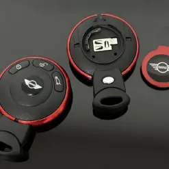 Alternative view of MINI original Schlüsselgehäuse EDITION RED Emblem Schlüssel Rohling BMW R56 R57 R58 Cabrio R60 R61 Clubman Countryman