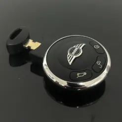 MINI original Schlüsselgehäuse + Logo Emblem Schlüssel Rohling BMW R56 R57 R58 Cabrio R60 R61 Clubman Countryman – Bild 3