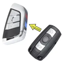NEU 1x Schlüssel Gehäuse 3 Tasten schwarz/silber mit EMBLEM für BMW 3 5 6 8 X3 X4 X5 X7 G21 G20 G31 G30 – Bild 11