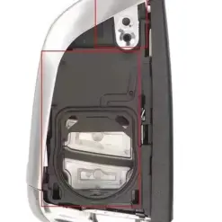 NEU 1x Schlüssel Gehäuse 3 Tasten schwarz/silber mit EMBLEM für BMW 3 5 6 8 X3 X4 X5 X7 G21 G20 G31 G30 – Bild 10