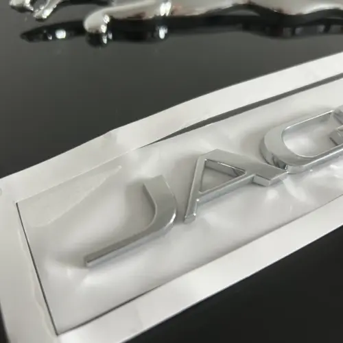 Alternative view of NEU Jaguar SET Emblem Heckdeckel Logo 18cm Heckemblem Rear Badge CHROM