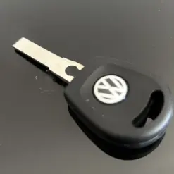 NEU VW Polo Lupo Fox Autoschlüssel mit 2x Emblem Logo Fahrzeug Schlüssel Fernbedienung