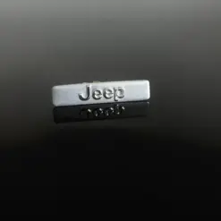 NEW Chrome Silver Jeep Cherokee Wrangler Patriot Liberty Emblem 4cm x 0,8cm