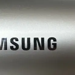 original ALU Aufkleber SAMSUNG Logo 65x10mm Emblem Schriftzug selbstklebend silber Metall ORIGINAL – Bild 4