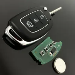 ORIGINAL Hyundai Schlüsselgehäuse + ELEKTRONIK Funk Fernbedienung Autoschlüssel KFZ Solaris ELANTRA Santa Fe i10 i20 i30 i35 i40 IX35 IX45 – Bild 4