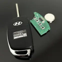 ORIGINAL Hyundai Schlüsselgehäuse + ELEKTRONIK Funk Fernbedienung Autoschlüssel KFZ Solaris ELANTRA Santa Fe i10 i20 i30 i35 i40 IX35 IX45 – Bild 6