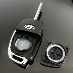 Alternative view of ORIGINAL Hyundai Schlüsselgehäuse + ELEKTRONIK Funk Fernbedienung Autoschlüssel KFZ Solaris ELANTRA Santa Fe i10 i20 i30 i35 i40 IX35 IX45