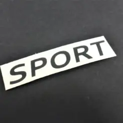 SPORT Aufkleber für AUDI VW BMW 70mm x 13mm für Audi Sport Emblem Logo 70x13mm