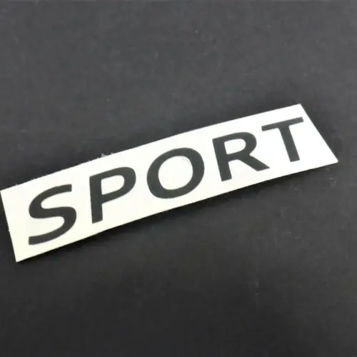 SPORT Aufkleber für AUDI VW BMW 70mm x 13mm für Audi Sport Emblem Logo 70x13mm