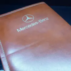 1969 Mercedes Benz DB Bordmappe Tasche Aufbewahrungstasche Serviceheftordner