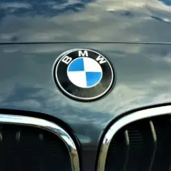 1x BMW Plakette 74mm Emblem Schriftzug 51148132375 LOGO 7,40cm Hood – Bild 3