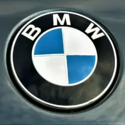 1x BMW Plakette 74mm Emblem Schriftzug 51148132375 LOGO 7,40cm Hood