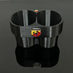 1x für Fiat ABARTH 500 Einsatz für Getränkehalter Cupholder Dosenhalter Flaschenhalter Abdeckung Getränkeständer Halterung