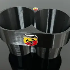 1x für Fiat ABARTH 500 Einsatz für Getränkehalter Cupholder Dosenhalter Flaschenhalter Abdeckung Getränkeständer Halterung – Bild 6