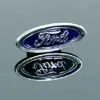 1x für FORD original Aufkleber 3D OVAL 27x12mm Emblem Schriftzug Logo selbstklebend Kunststoff
