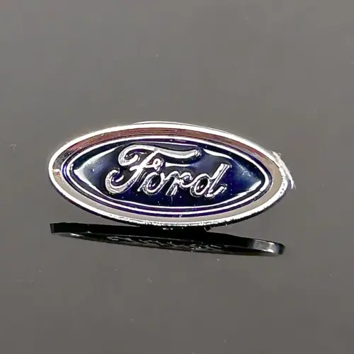 1x für FORD original Aufkleber 3D OVAL 27x12mm Emblem Schriftzug Logo selbstklebend Kunststoff – Bild 2