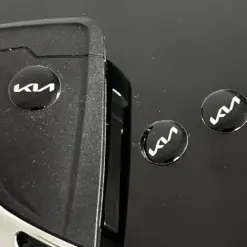Alternative view of 1x KIA Schlüssel 14mm NEW BLACK Aufkleber Schlüssellogo Emblem Schriftzug LOGO