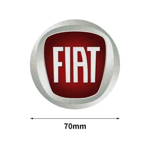 2x für FIAT Getränkehalter Einsatz Emblem Matte Antirutsch Flascheneinsatz Cup – Bild 4