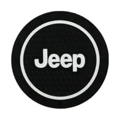 2x für JEEP Getränkehalter Einsatz Emblem Matte Antirutsch Flascheneinsatz Cup – Bild 4