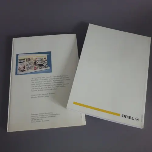 2x Opel Handbuch Zubehör Programm + Service Netz 2001/2001 – Bild 3