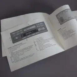 Alternative view of BMW E36 3er Betriebsanleitung 1994 Autoradio Business RDS