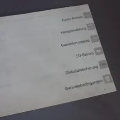 BMW E36 3er Betriebsanleitung 1994 Autoradio Business RDS – Bild 3