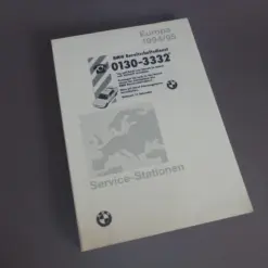 BMW Service-Stationen Übersicht Europa 1994/95
