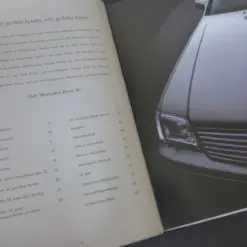 Die SL-Klasse 12/1995 von Mercedes Benz Personenwagen Prospekt Katalog Broschüre – Bild 3