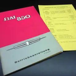FIAT 850 super Betriebsanleitung 04/1965 Bedienungsanleitung Anleitung Wartung