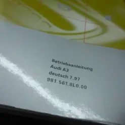 für Audi A3 8L 1997 BEDIENUNGSANLEITUNG Betriebsanleitung original 9815618L000 – Bild 13