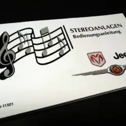 Jeep Radio Stereoanlagen Bedienungsanleitung ORIGINAL Gebrauchsanleitung Dodge