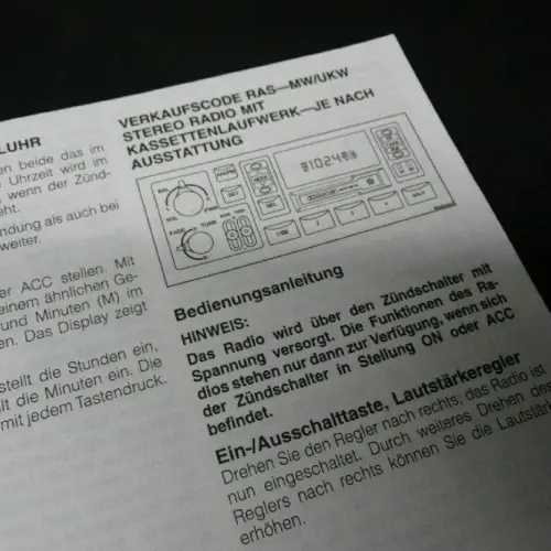 Jeep Radio Stereoanlagen Bedienungsanleitung ORIGINAL Gebrauchsanleitung Dodge – Bild 5
