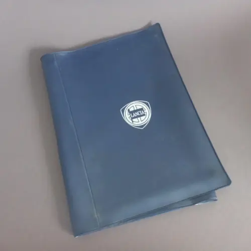 LANCIA Delta Integrale Bordmappe Hülle Tasche ORIGINAL Aufbewahrungstasche Service