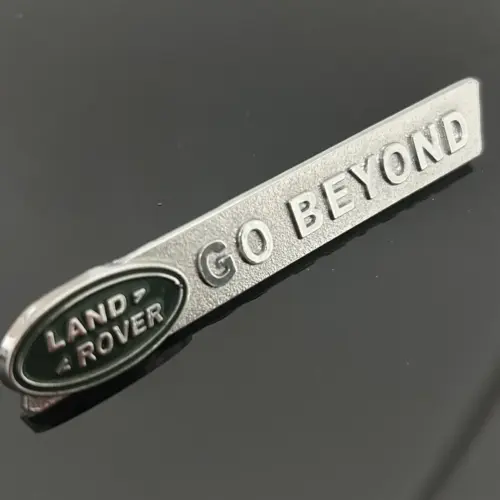 Land Rover Emblem 9,5cm Metall Schriftzug Logo CHROM